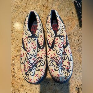 Kitson anchor slip ons - never worn.